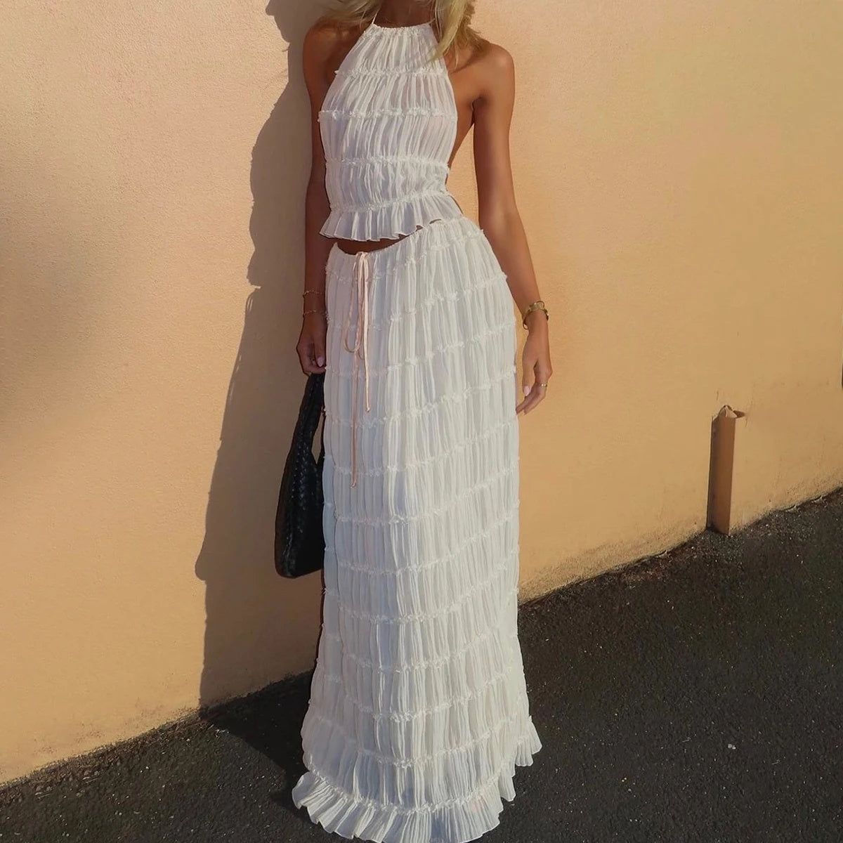 2-Piece Halter Dress Set - Noticed One