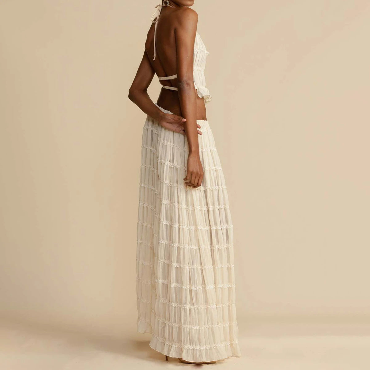 2-Piece Halter Dress Set - Noticed One