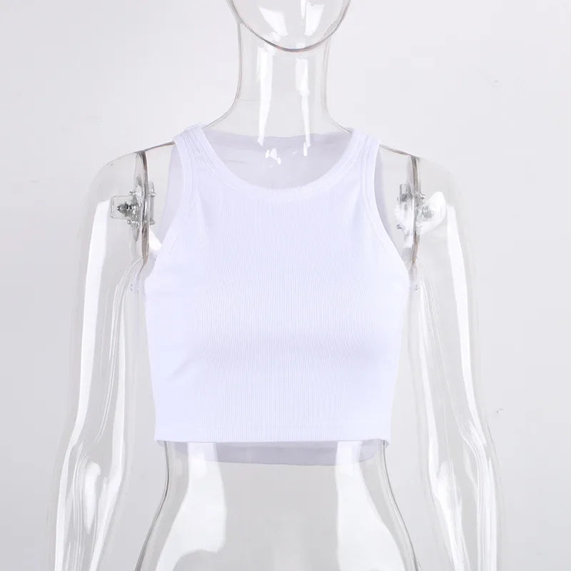 Ribbed Knit Crop Tank - Noticed One