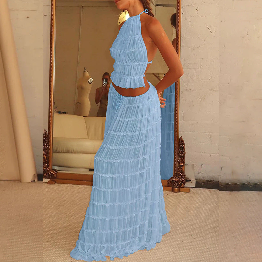 2-Piece Halter Dress Set - Noticed One