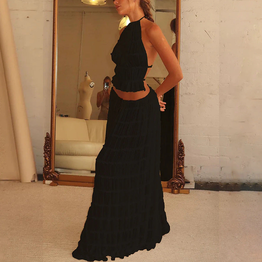 2-Piece Halter Dress Set - Noticed One