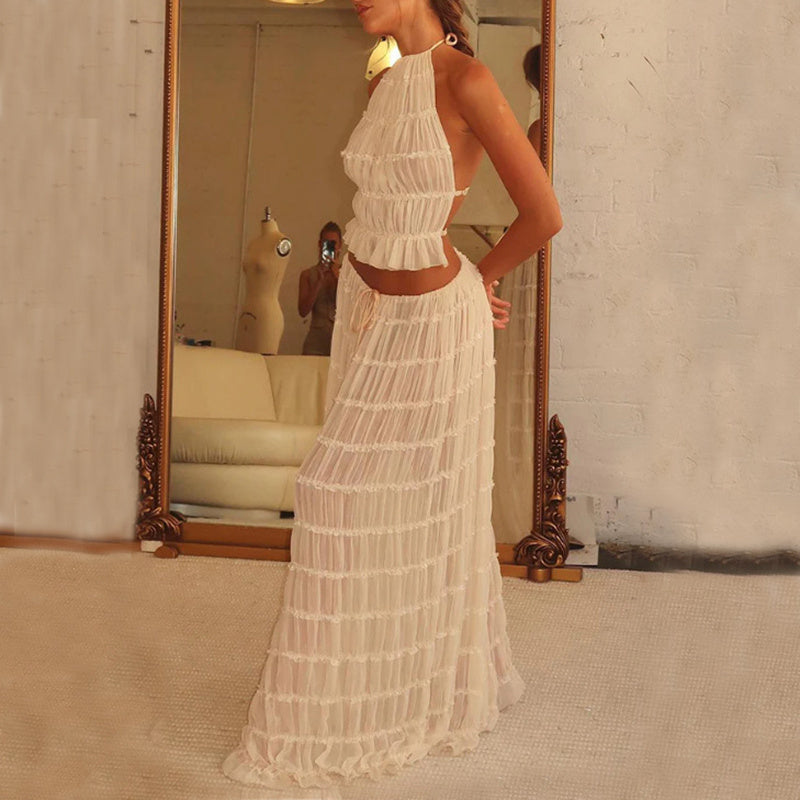 2-Piece Halter Dress Set - Noticed One