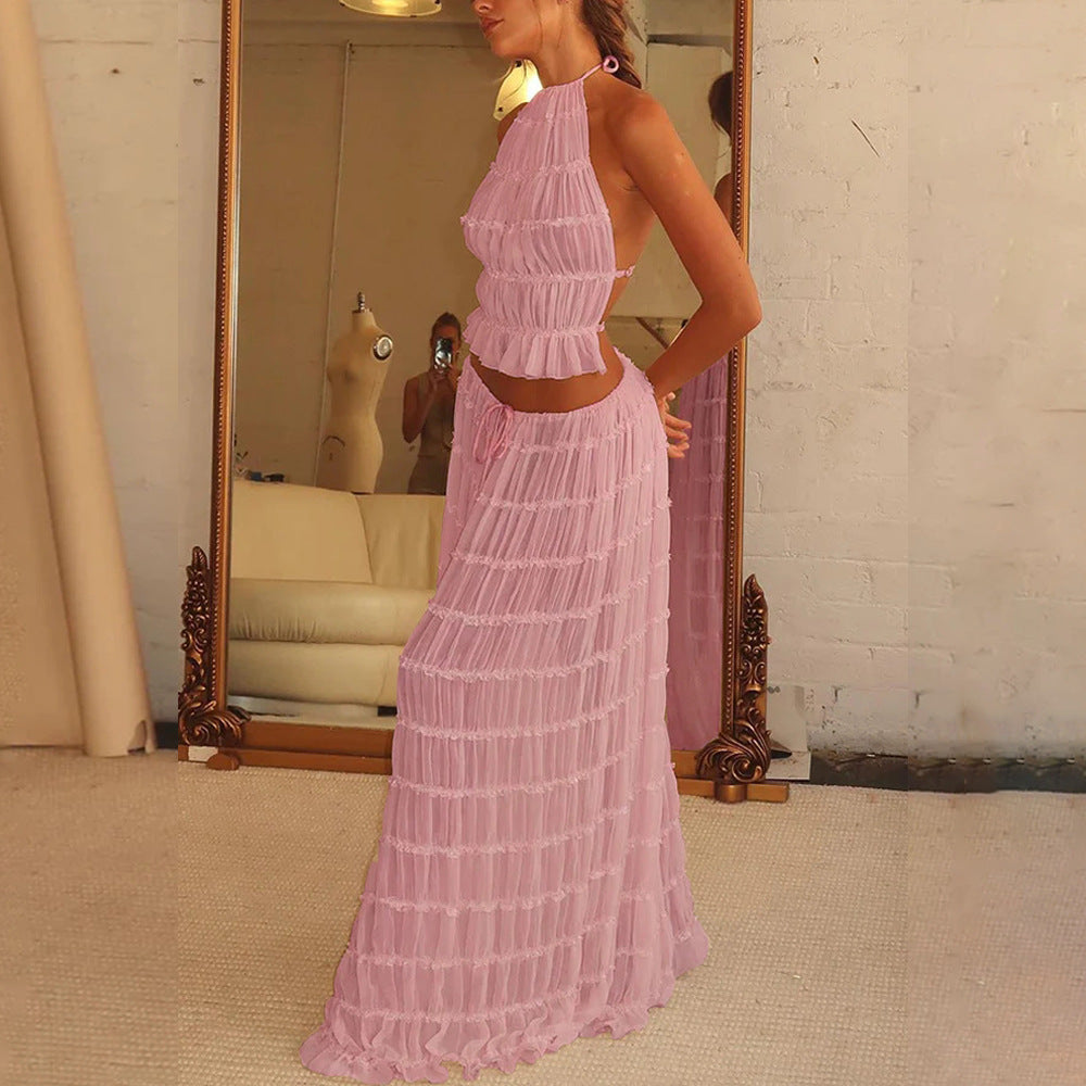 2-Piece Halter Dress Set - Noticed One
