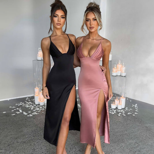 Spaghetti Strap Split Dress - Noticed One