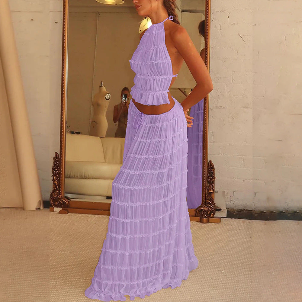 2-Piece Halter Dress Set - Noticed One